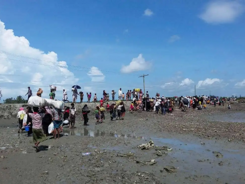 Rohingya refugees demand dignified return to Myanmar