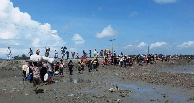 Rohingya refugees demand dignified return to Myanmar