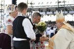 In Hungary, pope repeatedly reminds that true faith is open to others 