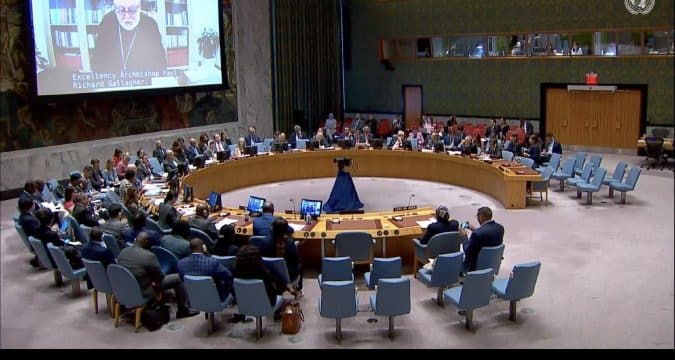 ‘Wars are not just,’ pope tells UN Security Council