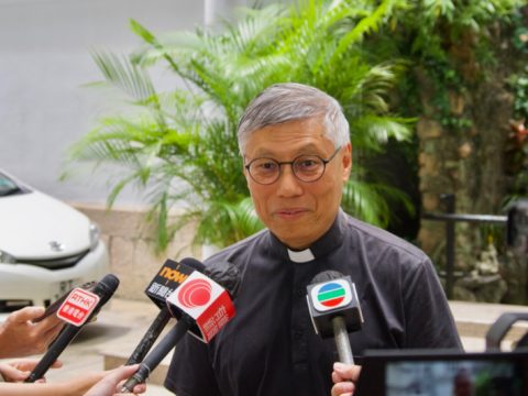 Cardinal-elect Chow says reconciliation in society is on his priority list