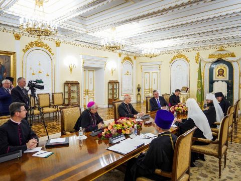 Our Churches must serve peace, Russian Orthodox leader tells papal envoy