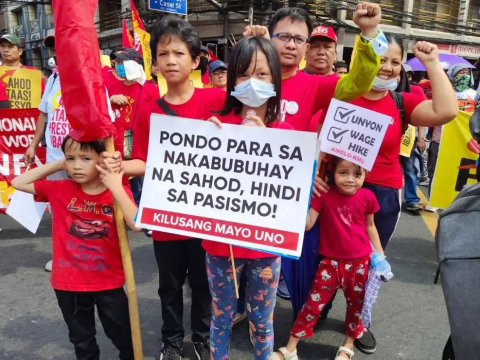 Philippine labour groups slam stingy wage rise
