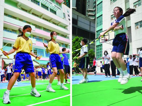 Jumping rope for charity, good health and fun!