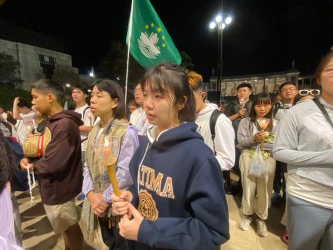 WYD Lisbon, young people from Macau pray for their home