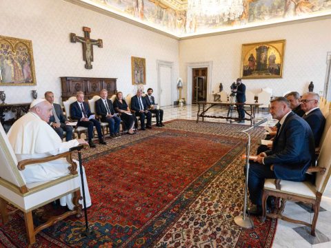 Pope writing Laudato Si’ part two, calls for upholding of rule of law