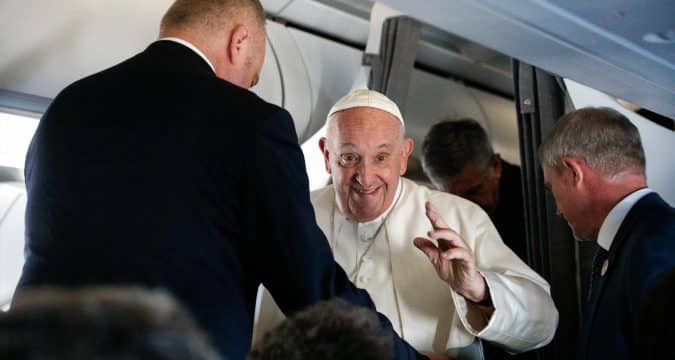 Pope responds to questions about abuse, health