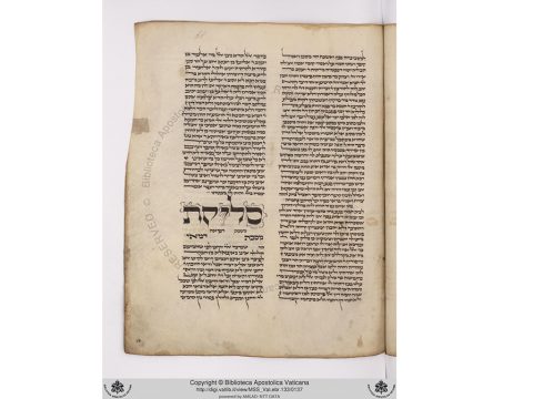 Ancient word: Jews, Christians study shared past in Vatican manuscripts