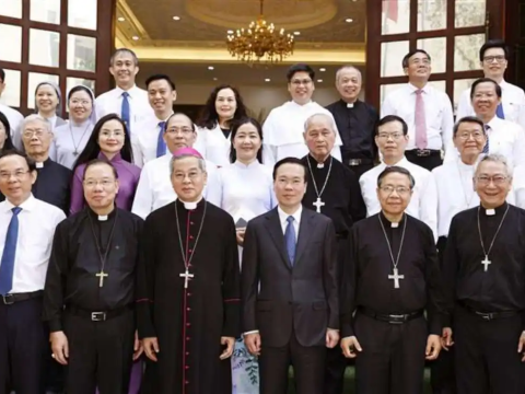 President of Vietnam meets with country’s bishops