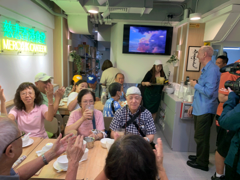 Temple Street canteen for the needy now open for business