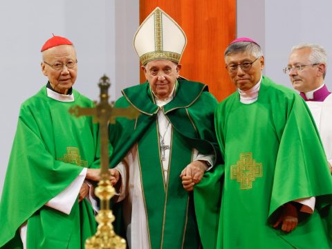 The pope extends a warm greeting to the noble people of China
