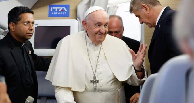 Pope says religion and culture can be misused to frighten and oppress