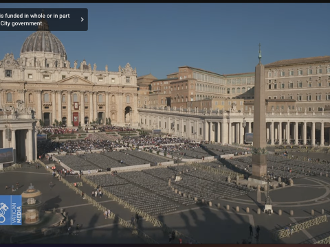 Consistory for creation of new cardinals, 4pm Hong Kong time, September 30