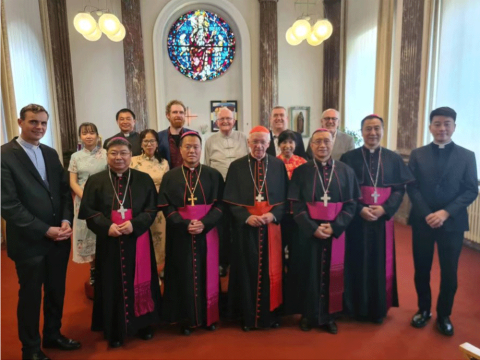 Five Chinese bishops visit Europe