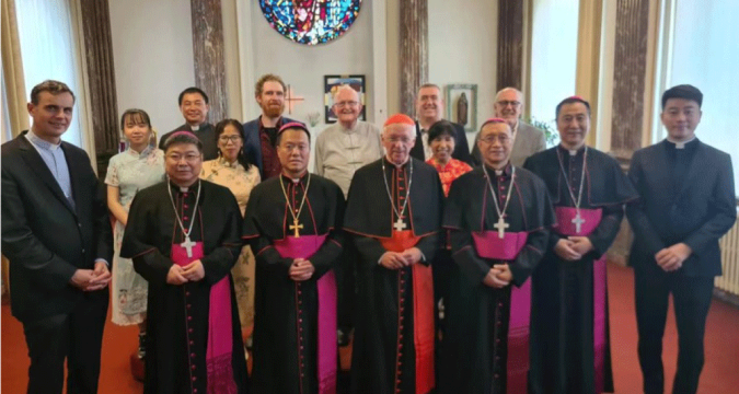 Five Chinese bishops visit Europe