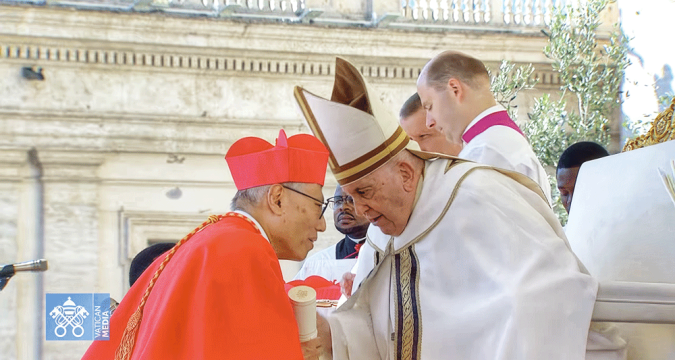 Congratulations to Cardinal Stephen on the first anniversary of his elevation to the college of cardinals