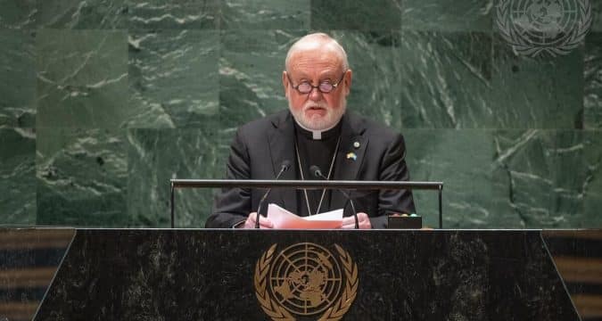 Risk of nuclear war is ‘at its highest in generations’ archbishop tells UN