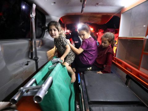 As people prayed for peace, hundreds killed in Gaza hospital rocket strike