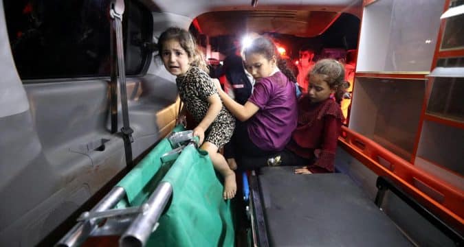 As people prayed for peace, hundreds killed in Gaza hospital rocket strike