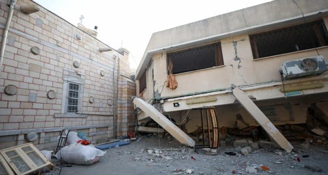 Gaza parish mourns those killed in blast at Greek Orthodox complex