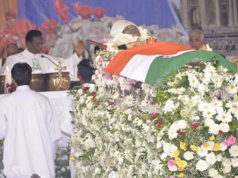 Thousands funeral of India’s first tribal cardinal