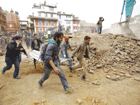 At least 119 dead as earthquake jolts Nepal