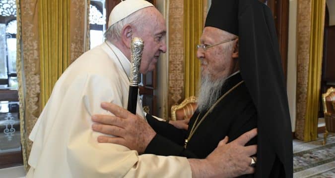 Journey toward Catholic-Orthodox unity began with an embrace, pope says