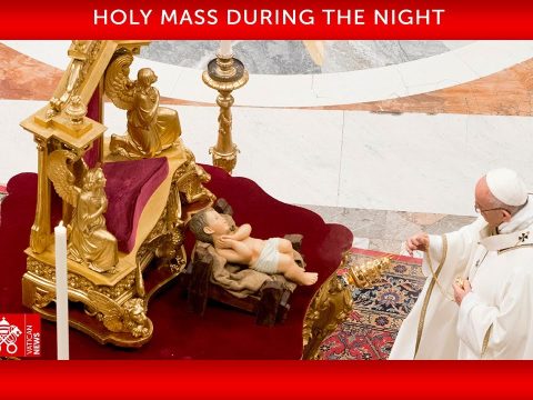 Pope Francis’ Christmas vigil Mass: ‘He becomes finite for our sake.’