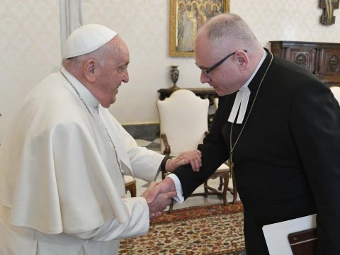 Saints are models of discipleship, not ecumenical obstacles, pope says