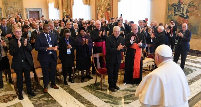 Technology and science should promote the human being, pope says