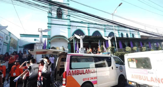 Church collapse in Philippines kills at least one