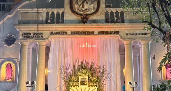 Holy Thursday services at Saint Jerome Emiliani and Sta. Susana Parish, Muntinlupa, the Philippines