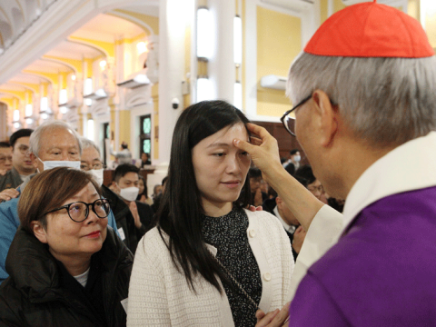 Sacraments of Initiation for 1,400 catechumens in Hong  Kong