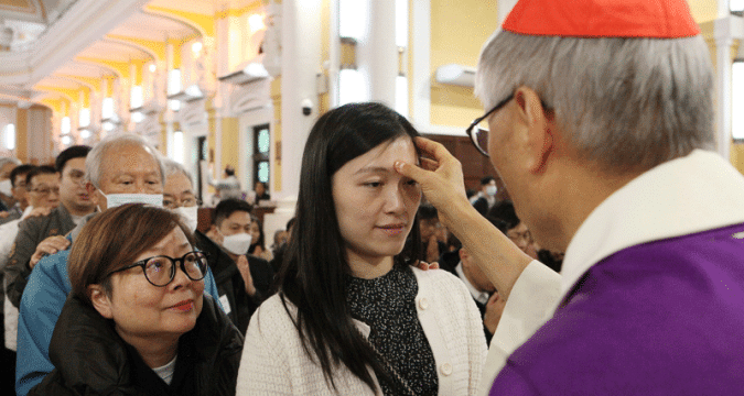Sacraments of Initiation for 1,400 catechumens in Hong Kong