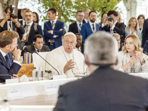 World needs urgent political action to guide AI, pope tells G7