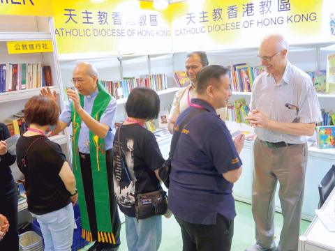 Receive book fair visitors with enthusiastic hearts Bishop Ha urges