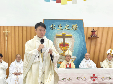 Hong Kong-born Salesian ordained to priesthood in Taipei 