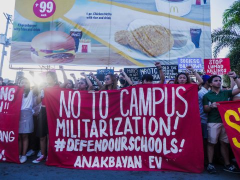Rights groups slam Philippine police over violent dispersal of students protest