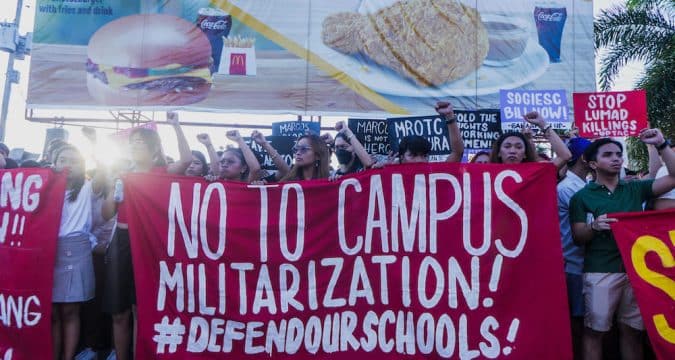 Rights groups slam Philippine police over violent dispersal of students protest