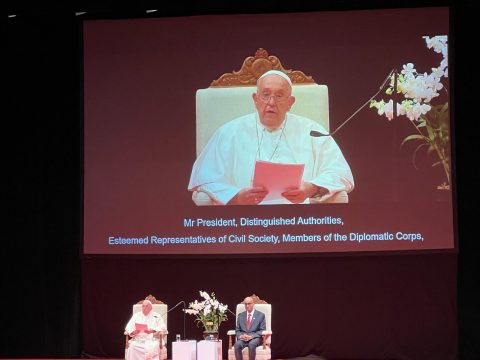 Be kind to the poor, foreign domestic workers and the disadvantaged, pope says in Singapore