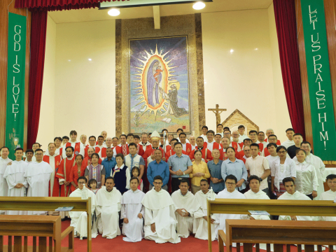 Four Dominican friars ordained to diaconate