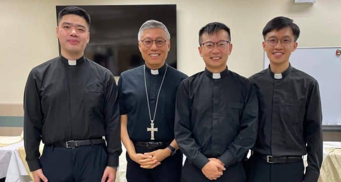 Three new deacons ordained Three new deacons ordained