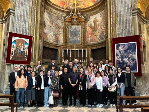 Cardinal Stephen celebrates Mass for Chinese community at the Church of San Bernardino da Siena in Rome