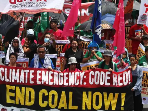 Push back against fossil fuel by climate weary Filipinos