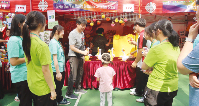 Caritas kicks off charity bazaars