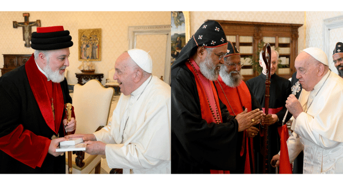 Pope points to shared saints and shared mission in ecumenical meetings