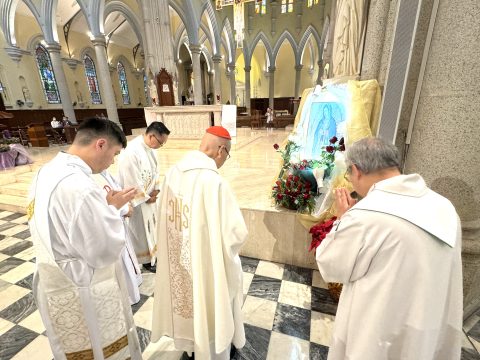 Cardinal Tong officiates Mass honouring Our Lady of Guadalupe