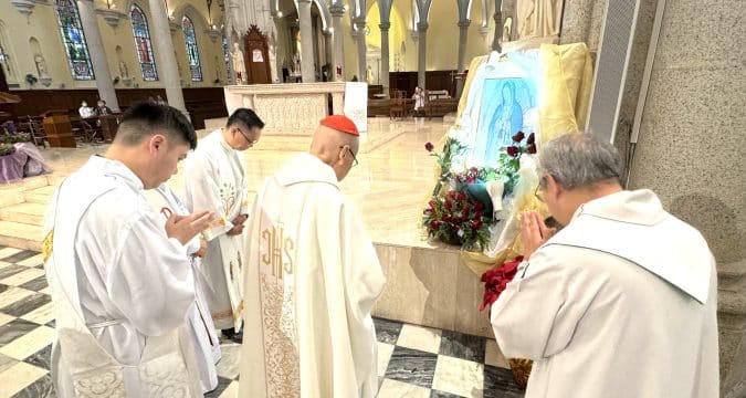 Cardinal Tong officiates Mass honouring Our Lady of Guadalupe