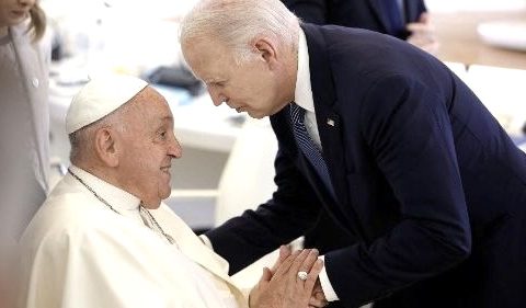 Joe Biden awards Pope Francis the Presidential Medal of Freedom