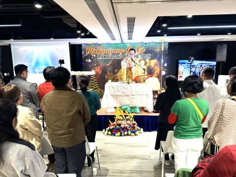 Filipino chaplain calls for faith and family focus during Christmas Vigil